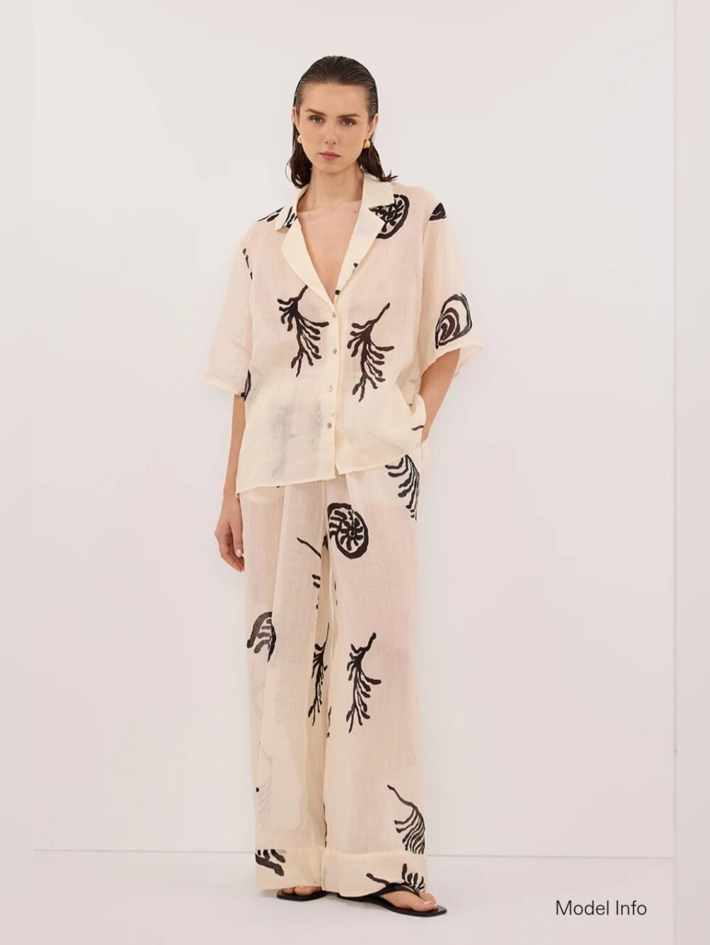 NWT DISSH Positano Sandstone Ramie Pant